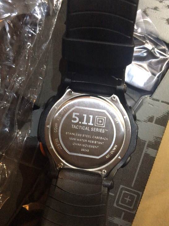 【已售纪念】5.11 户外电子表 511防水背光多功能手表 防眩光特种兵手表-图片5